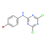 N-(4-bromophenyl)-4,6-dichloro-1,3,5-triazin-2-amine