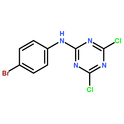 N-(4-bromophenyl)-4,6-dichloro-1,3,5-triazin-2-amine