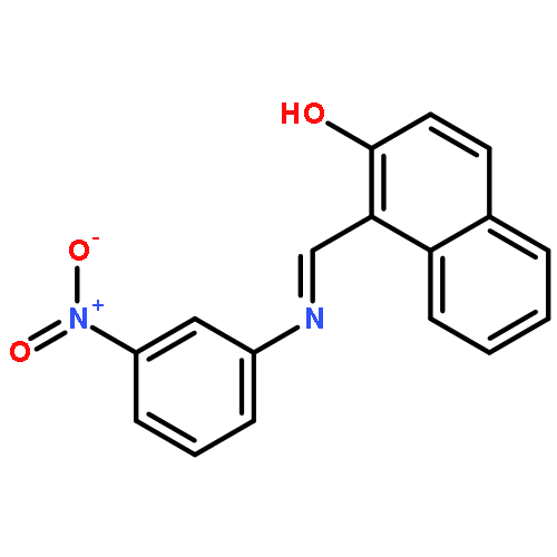 2-Naphthalenol, 1-[[(3-nitrophenyl)imino]methyl]-