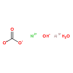 Aluminum nickel carbonate hydroxide, hydrate