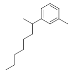 Benzene, 1-methyl-3-(1-methylheptyl)-