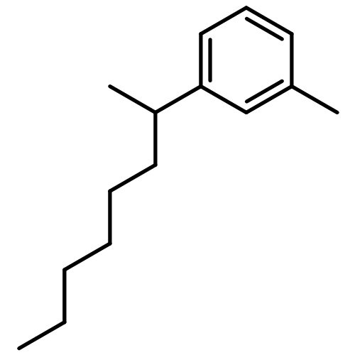 Benzene, 1-methyl-3-(1-methylheptyl)-