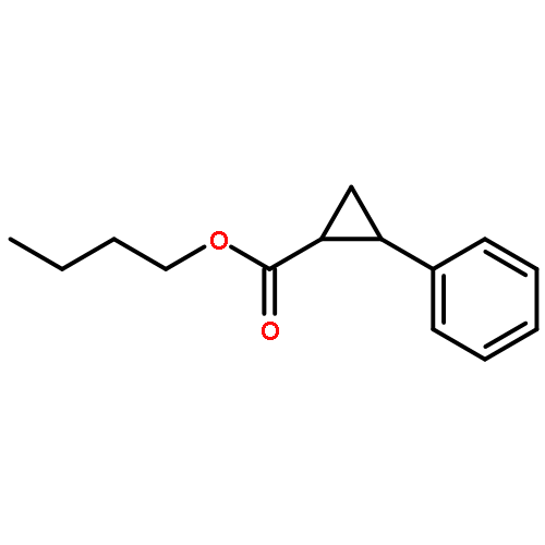 Cyclopropanecarboxylic acid, 2-phenyl-, butyl ester