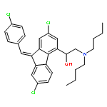 2-(Dibutylamino)-1-(2,7-dichloro-9-(4-chlorobenzylidene)-9H-fluoren-4-yl)ethanol