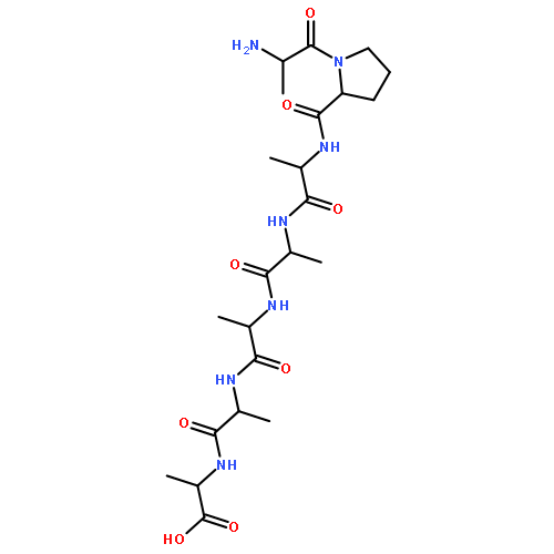 (2s)-2-[[(2s)-2-[[(2s)-2-[[(2s)-2-[[(2s)-2-[[(2s)-1-[(2s)-2-aminopropanoyl]pyrrolidine-2-carbonyl]amino]propanoyl]amino]propanoyl]amino]propanoyl]amino]propanoyl]amino]propanoic Acid