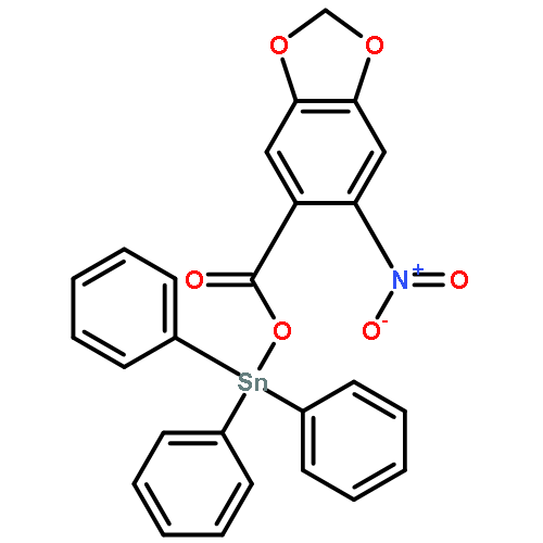 Stannane, [[(6-nitro-1,3-benzodioxol-5-yl)carbonyl]oxy]triphenyl-