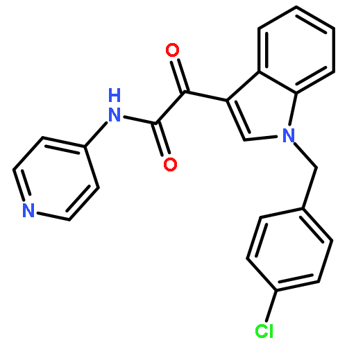 2-(1-(4-Chlorobenzyl)-1H-indol-3-yl)-2-oxo-N-(pyridin-4-yl)acetamide