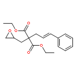 Propanedioic acid, (oxiranylmethyl)(3-phenyl-2-propenyl)-, diethyl ester