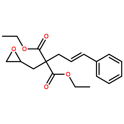 Propanedioic acid, (oxiranylmethyl)(3-phenyl-2-propenyl)-, diethyl ester