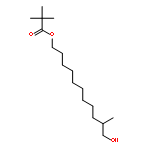 Propanoic acid, 2,2-dimethyl-, 11-hydroxy-10-methylundecyl ester
