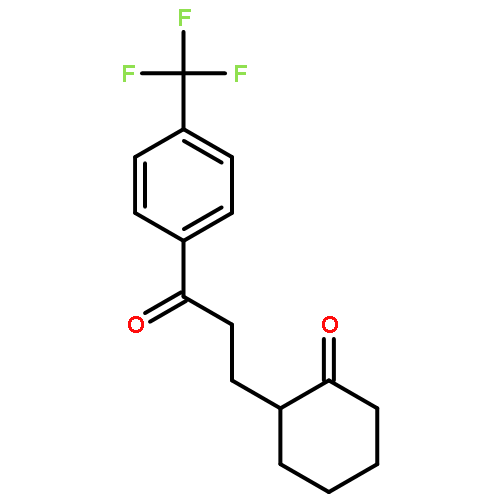 Cyclohexanone, 2-[3-oxo-3-[4-(trifluoromethyl)phenyl]propyl]-