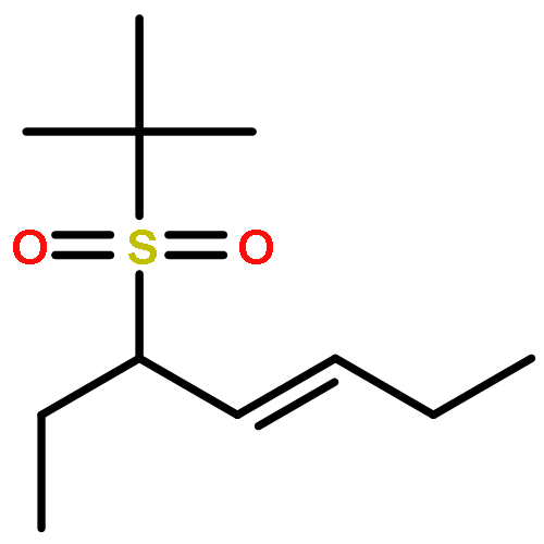 3-Heptene, 5-[(1,1-dimethylethyl)sulfonyl]-, (3E,5R)-