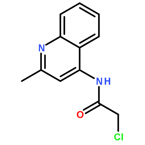 2-Chloro-N-(2-methylquinolin-4-yl)acetamide