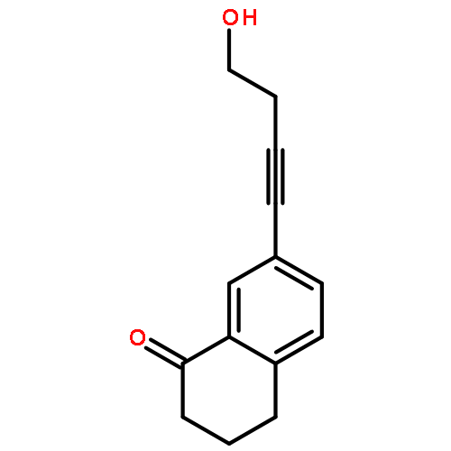 1(2H)-Naphthalenone, 3,4-dihydro-7-(4-hydroxy-1-butynyl)-