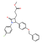 Methyl 3-((2S,3R)-2-(4-(benzyloxy)phenyl)-1-(4-fluorophenyl)-4-oxoazetidin-3-yl)propanoate