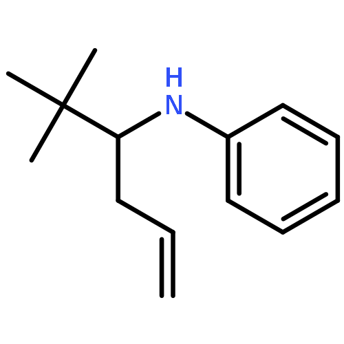 Benzenamine, N-[1-(1,1-dimethylethyl)-3-butenyl]-