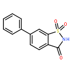 1,2-Benzisothiazol-3(2H)-one, 6-phenyl-, 1,1-dioxide