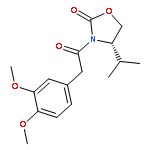 2-Oxazolidinone, 3-[(3,4-dimethoxyphenyl)acetyl]-4-(1-methylethyl)-, (S)-