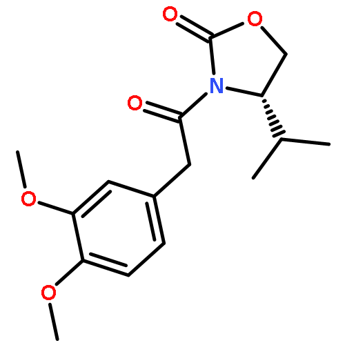 2-Oxazolidinone, 3-[(3,4-dimethoxyphenyl)acetyl]-4-(1-methylethyl)-, (S)-