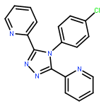 Pyridine, 2,2'-[4-(4-chlorophenyl)-4H-1,2,4-triazole-3,5-diyl]bis-