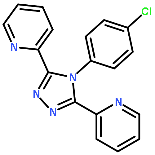 Pyridine, 2,2'-[4-(4-chlorophenyl)-4H-1,2,4-triazole-3,5-diyl]bis-