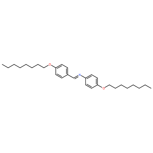 Benzenamine, 4-(octyloxy)-N-[[4-(octyloxy)phenyl]methylene]-