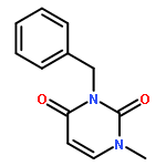 2,4(1H,3H)-Pyrimidinedione, 1-methyl-3-(phenylmethyl)-