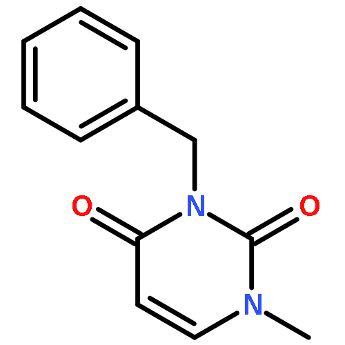 2,4(1H,3H)-Pyrimidinedione, 1-methyl-3-(phenylmethyl)-