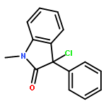 2H-Indol-2-one, 3-chloro-1,3-dihydro-1-methyl-3-phenyl-