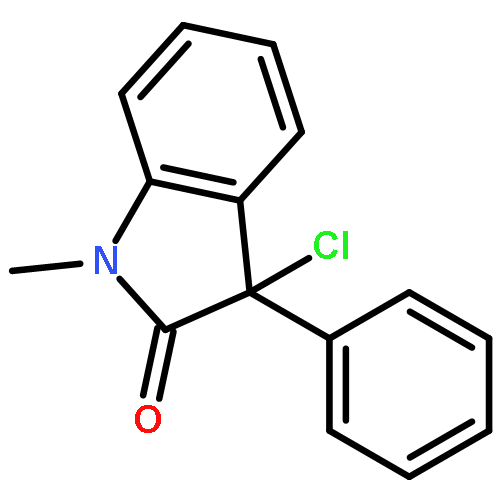 2H-Indol-2-one, 3-chloro-1,3-dihydro-1-methyl-3-phenyl-