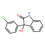 2H-Indol-2-one, 3-(3-chlorophenyl)-1,3-dihydro-3-hydroxy-