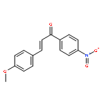 2-Propen-1-one, 3-(4-methoxyphenyl)-1-(4-nitrophenyl)-, (2E)-