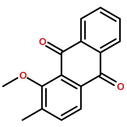 9,10-Anthracenedione, 1-methoxy-2-methyl-