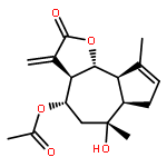 Azuleno[4,5-b]furan-2(3H)-one,4-(acetyloxy)-3a,4,5,6,6a,7,9a,9b-octahydro-6-hydroxy-6,9-dimethyl-3-methylene-,(3aR,4S,6R,6aR,9aR,9bR)-