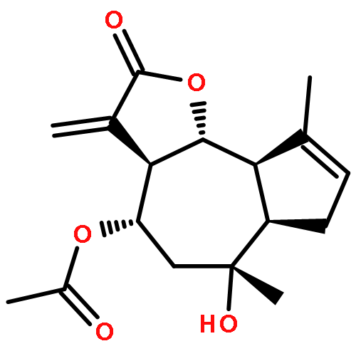 Azuleno[4,5-b]furan-2(3H)-one,4-(acetyloxy)-3a,4,5,6,6a,7,9a,9b-octahydro-6-hydroxy-6,9-dimethyl-3-methylene-,(3aR,4S,6R,6aR,9aR,9bR)-