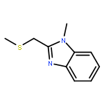 1-METHYL-2-(METHYLSULFANYLMETHYL)BENZIMIDAZOLE 