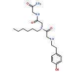 Glycinamide, N-[2-(4-hydroxyphenyl)ethyl]glycyl-N-hexylglycyl-