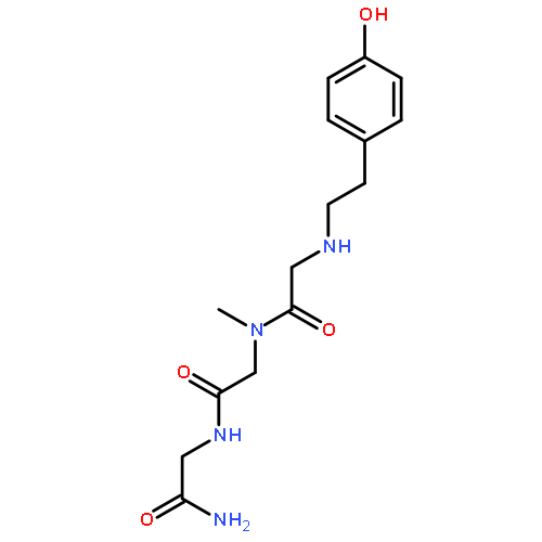 Glycinamide, N-[2-(4-hydroxyphenyl)ethyl]glycyl-N-methylglycyl-