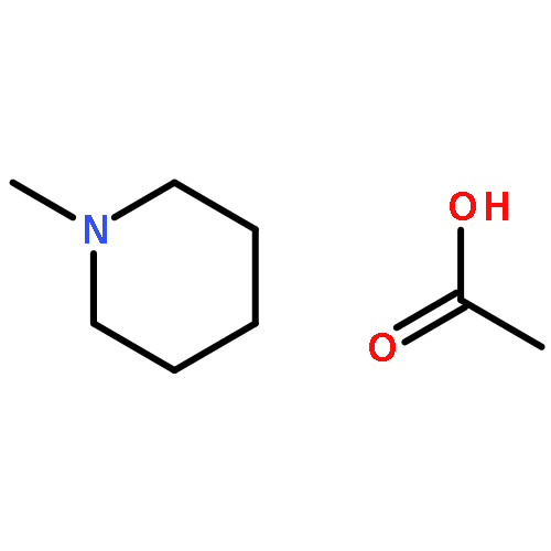 Piperidine, 1-methyl-, acetate