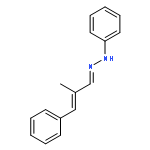 2-Propenal, 2-methyl-3-phenyl-, phenylhydrazone, (E,E)-