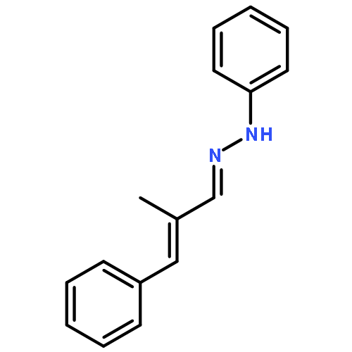 2-Propenal, 2-methyl-3-phenyl-, phenylhydrazone, (E,E)-