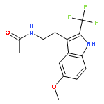 Acetamide, N-[2-[5-methoxy-2-(trifluoromethyl)-1H-indol-3-yl]ethyl]-