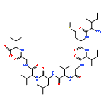 L-Valine,L-isoleucyl-L-methionyl-L-isoleucylglycyl-L-valyl-L-leucyl-L-valylglycyl-