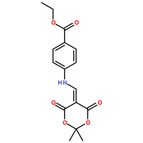 Ethyl 4-(((2,2-dimethyl-4,6-dioxo-1,3-dioxan-5-ylidene)methyl)amino)benzoate