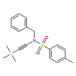 Benzenesulfonamide,4-methyl-N-(phenylmethyl)-N-[(trimethylsilyl)ethynyl]-