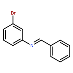 Benzenamine, 3-bromo-N-(phenylmethylene)-