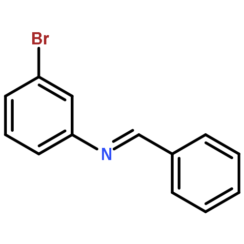 Benzenamine, 3-bromo-N-(phenylmethylene)-