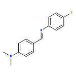 4-[(4-FLUOROPHENYL)IMINOMETHYL]-N,N-DIMETHYLANILINE 