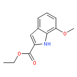 1H-Indole-2-carboxylic acid, 7-methoxy-, ethyl ester