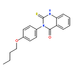 4(1H)-Quinazolinone, 3-(4-butoxyphenyl)-2,3-dihydro-2-thioxo-